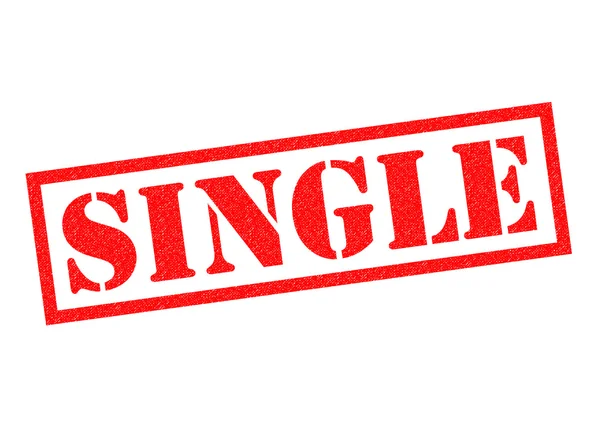 SINGLE Rubber Stamp — Stock Photo, Image