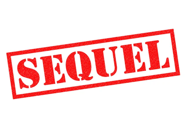 SEQUEL Rubber Stamp — Stock Photo, Image