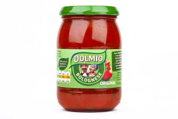 Tarro de salsa boloñesa Dolmio — Foto de Stock