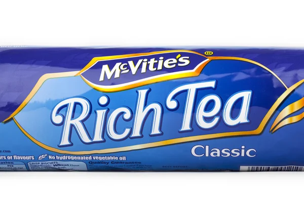 McVities Rich Tea Biscuits — Stock Photo, Image