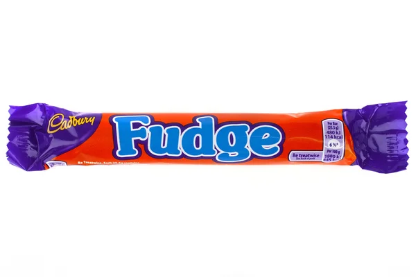 Cadbury Fudge Chocolate Bar — Stock Photo, Image