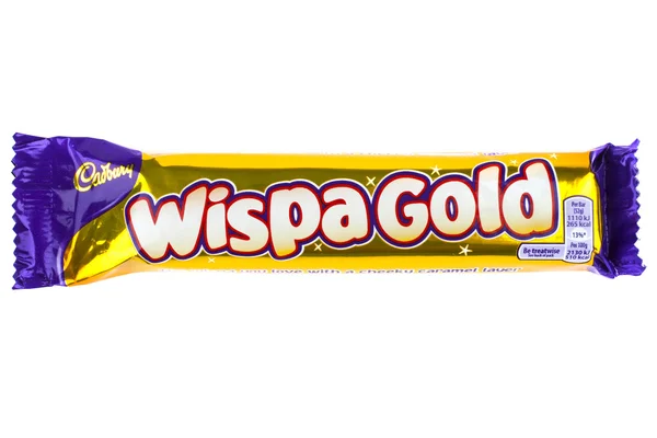 Wispa altın çikolata Bar — Stok fotoğraf