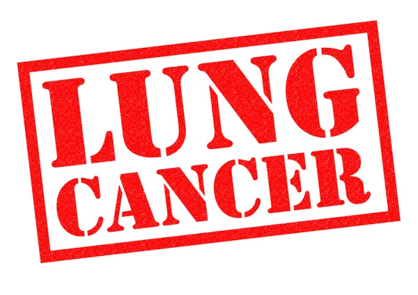 LUNG CANCER Carimbo de borracha — Fotografia de Stock
