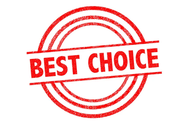 BEST CHOICE Rubber Stamp — Stock Photo, Image