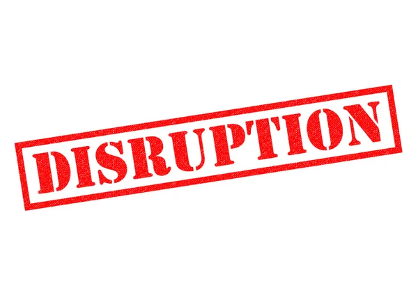 DISRUPTION Rubber Stamp — Stock Photo, Image