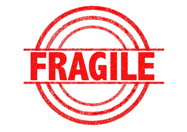 FRAGILE Rubber Stamp — Stock Photo, Image