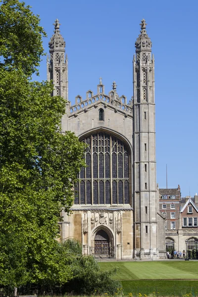 King's College Chapel w Cambridge — Zdjęcie stockowe