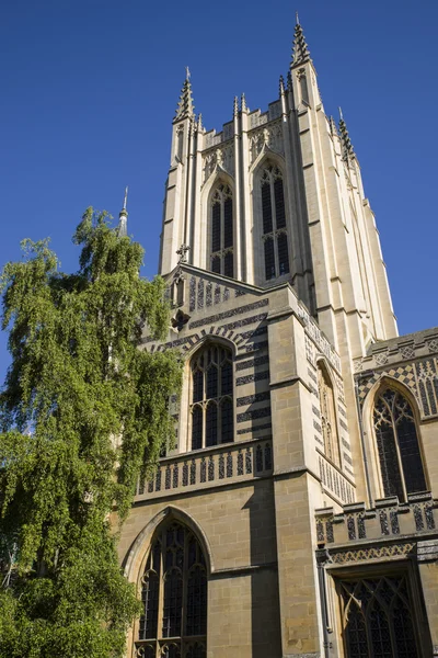 St. Edmundsbury-katedralen i Bury St. Edmunds – stockfoto