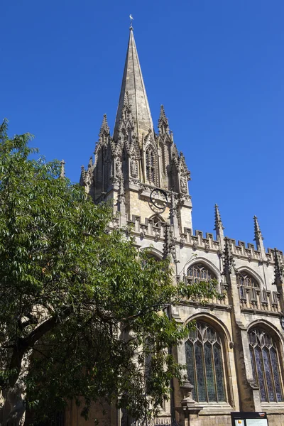 Universiteit kerk van St. Mary de Maagd Maria in Oxford — Stockfoto