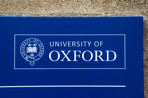 Oxfordská univerzita Logo — Stock fotografie