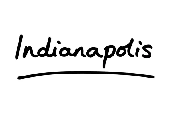 Indianapolis Hoofdstad Van Staat Indiana Verenigde Staten — Stockfoto