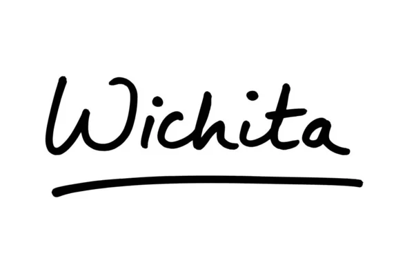 Wichita Une Ville Dans État Kansas Aux États Unis Amérique — Photo