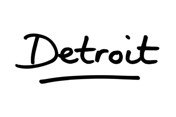 Detroit City State Michigan United States America — Stock Photo, Image