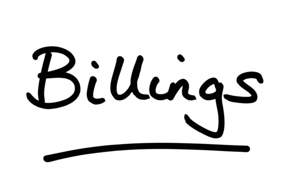 Billings City State Montana United States America — Stock Photo, Image