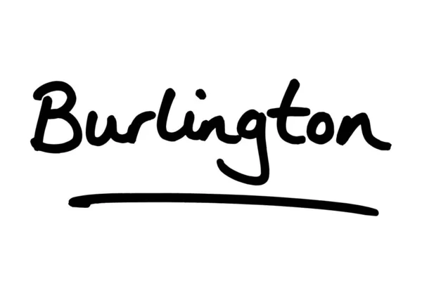 Burlington Eine Stadt Bundesstaat Vermont — Stockfoto