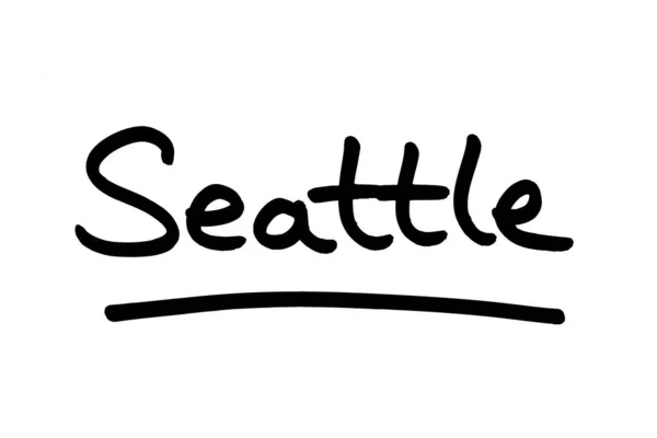 Seattle Μια Πόλη Στην Πολιτεία Της Ουάσιγκτον Στις Ηνωμένες Πολιτείες — Φωτογραφία Αρχείου