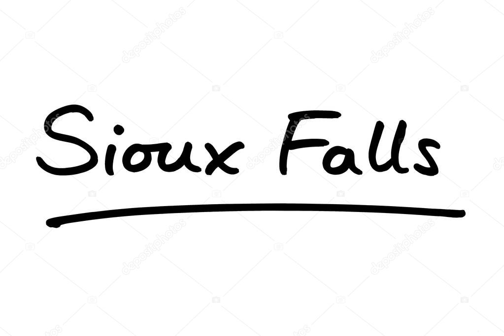 Sioux Falls - a city in the state of South Dakota in the United States of America.