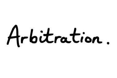 Tahkim, beyaz arkaplanda el yazısı.