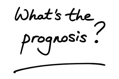 Prognoz nedir? Beyaz bir arkaplanda el yazısı.