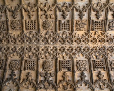 İngiltere 'nin Essex kentindeki güzel Dedham köyünde St. Marys Kilisesi olarak da bilinen muhteşem Dedham Kilisesi' nin mimari detayları..