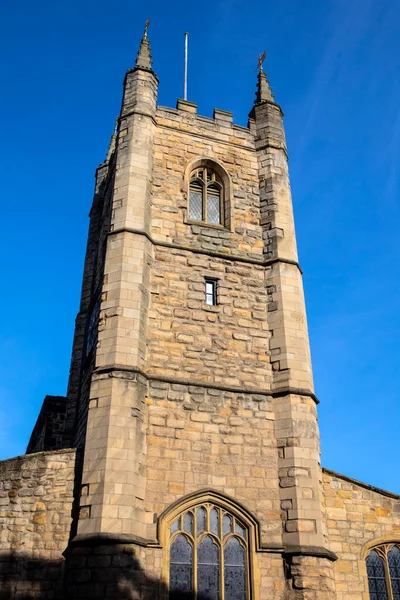 Una Vista Iglesia San Juan Bautista Ciudad Newcastle Tyne Reino — Foto de Stock