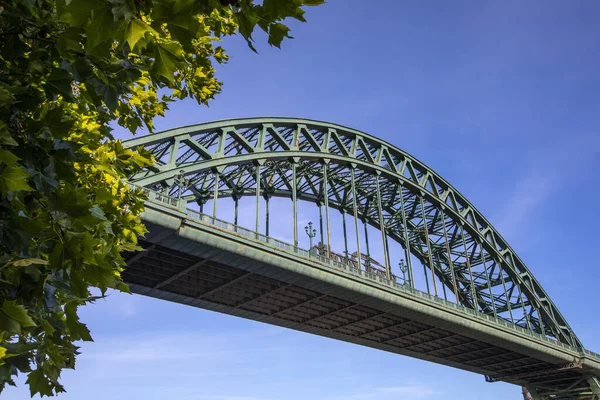 Widok Zabytkowy Most Tyne Mieście Newcastle Tyne Northumberland Wielka Brytania — Zdjęcie stockowe