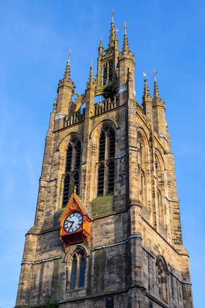 Μαγευτική Newcastle Cathedral Επίσης Γνωστή Καθεδρικός Ναός Του Αγίου Νικολάου — Φωτογραφία Αρχείου