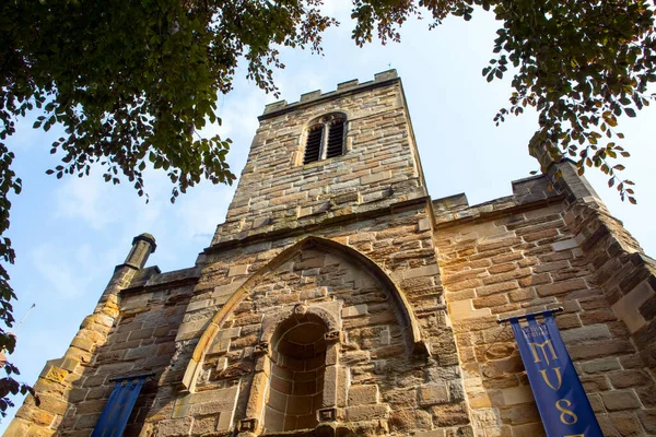 Durham Reino Unido Agosto 2021 Mirando Hacia Histórica Iglesia Mary —  Fotos de Stock