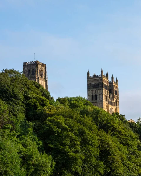 Durham Royaume Uni Août 2021 Les Tours Magnifique Cathédrale Durham — Photo