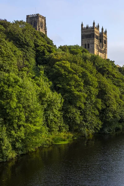 Les Tours Magnifique Cathédrale Durham Dans Ville Durham Royaume Uni — Photo