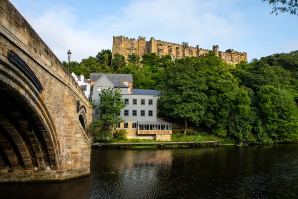 Durham Regno Unito Agosto 2021 Veduta Del Magnifico Castello Durham — Foto Stock