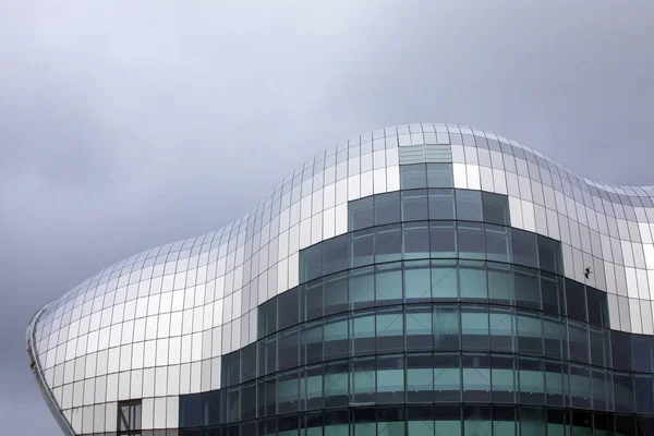 Ein Abstraktes Architektonisches Detail Des Modernen Sage Gateshead Konzertsaalgebäudes Der — Stockfoto