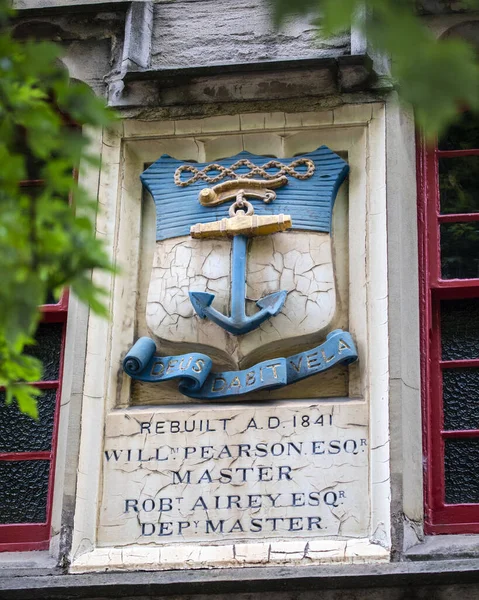 Newcastle Tyne Reino Unido Agosto 2021 Placa Exterior Trinity House — Fotografia de Stock