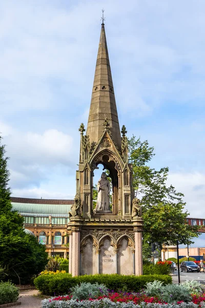 Harrogate Reino Unido Agosto 2021 Hermoso Monumento Jubileo Reina Victoria —  Fotos de Stock