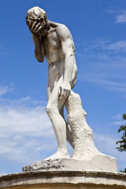 Sculpture in Jardin des Tuileries clipart