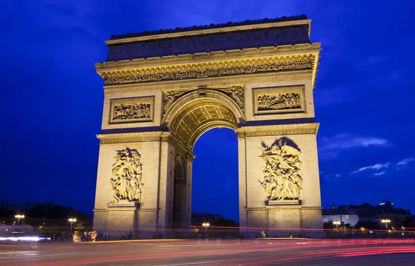 Тріумфальна арка в Парижі. — стокове фото