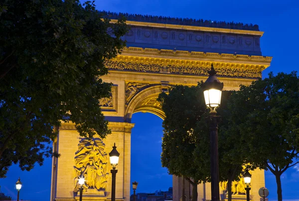 Arc de Triomphe in Parijs — Stockfoto