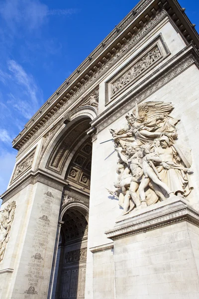 Arco di Trionfo a Parigi — Foto Stock