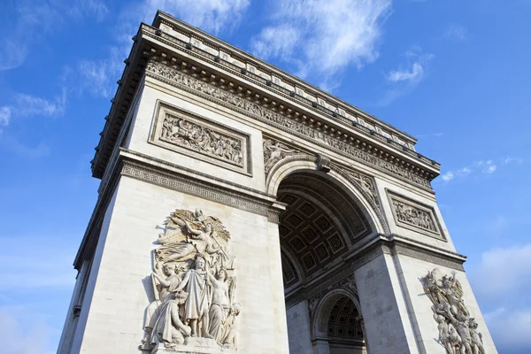 Arc de Triomphe in Parijs — Stockfoto