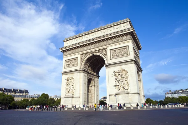 Arco di Trionfo a Parigi — Foto Stock