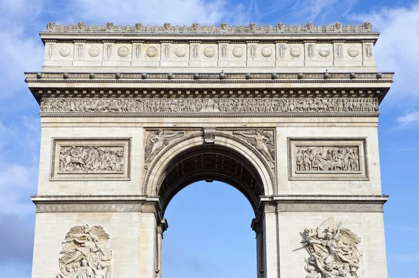 Arco di Trionfo a Parigi — Foto Stock