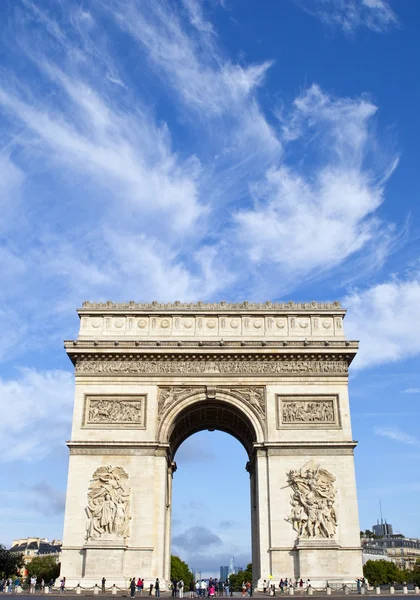 Arc de Triomphe in Parijs — Stockfoto