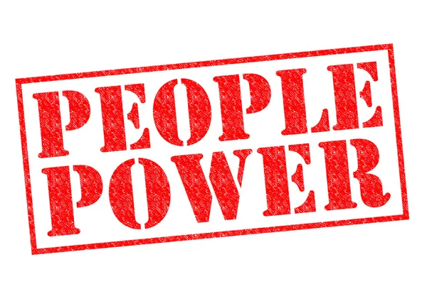 O poder das pessoas — Fotografia de Stock