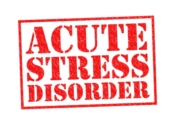 ACUTE STRESS DISORDER — Stock Photo, Image