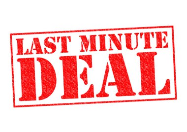 LAST MINUTE DEAL clipart
