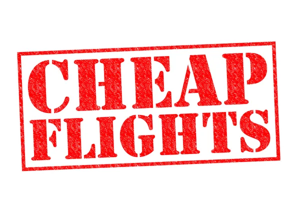CHEAP FLIGHTS — Stock Photo, Image