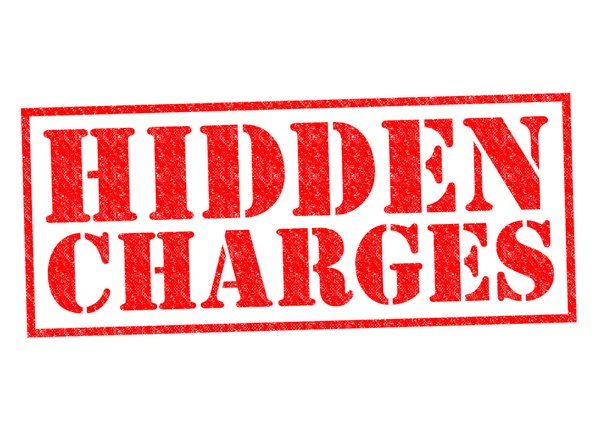 HIDDEN CHARGES — Stock Photo, Image