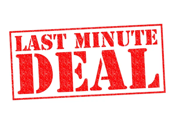 Last-Minute-Deal — Stockfoto