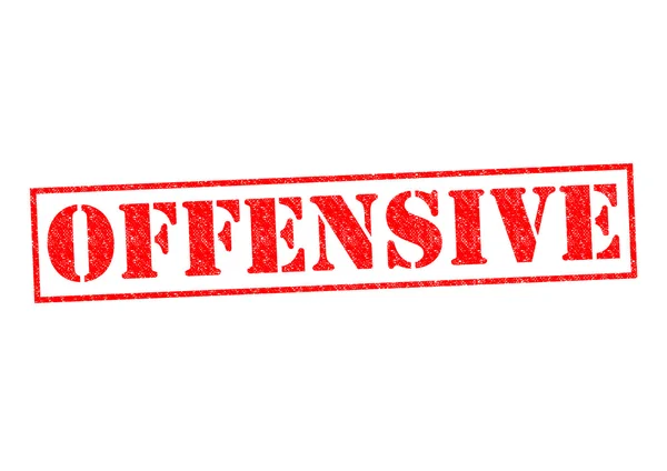 OFFENSIVE — Stock Photo, Image