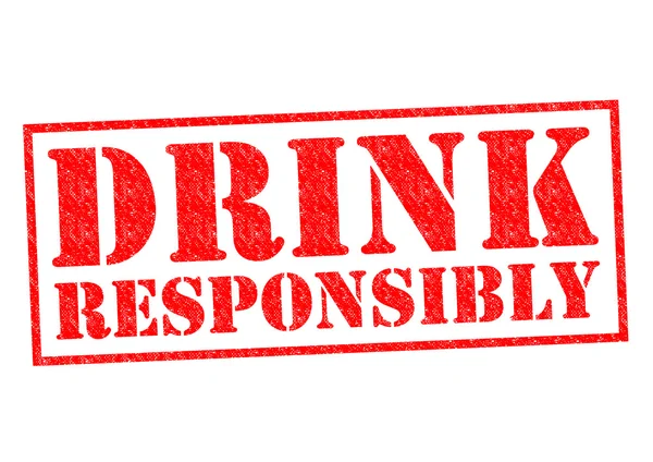 DRINK RESPONSIBLY — Stock Photo, Image